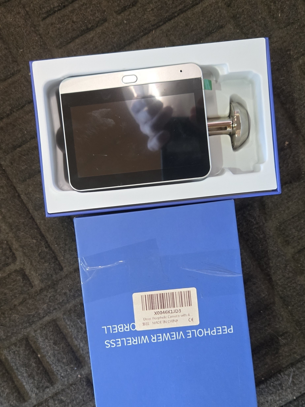 Wireless Peephole Viewer Smart Door Monitor - Silver